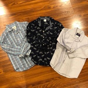 Boys button down t shirts